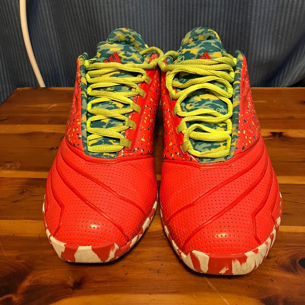 Adidas T-Mac paint splatter